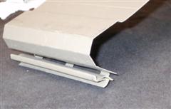 Gutter Cover with Trough & Angled Nose